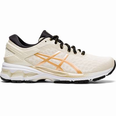 Asics Gel-Kayano 26 The New Strong - Naisten Juoksukengät - Beige/Kultaiset